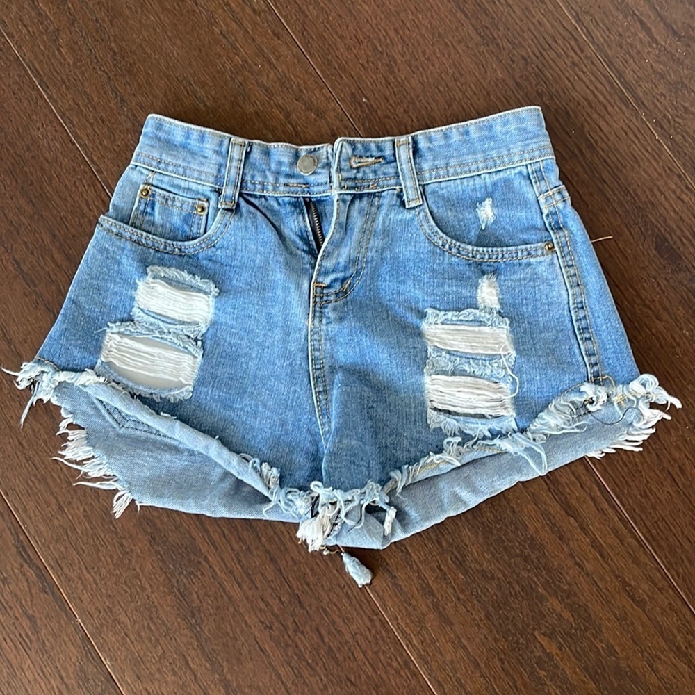 GIRLS Jeans Shorts Size 1
